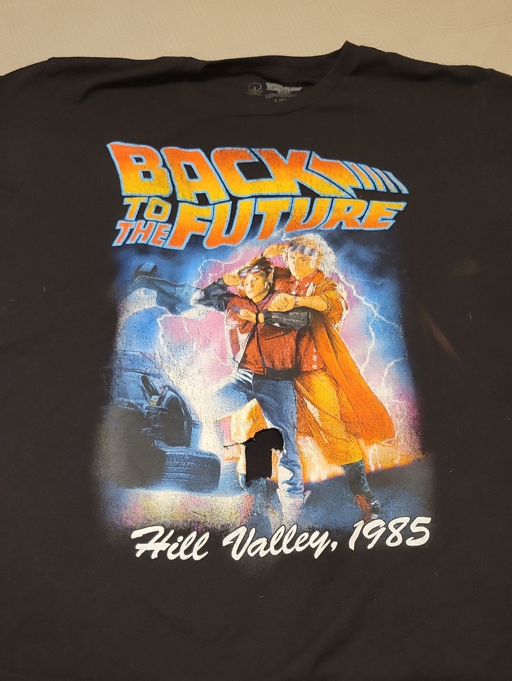 Back to the Future Graphic Tee - Black